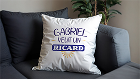 Coussin personnalisé